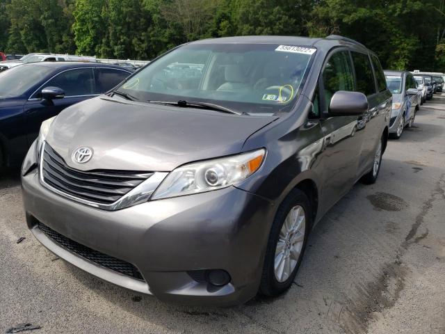 Photo 2 from auction – 2014 TOYOTA SIENNA LE with VIN 5TDJK3DC2ES076960
