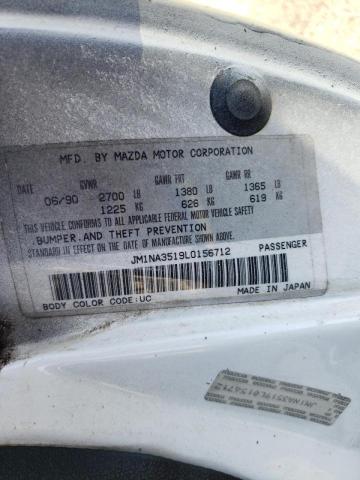 Photo 10 from auction – 1990 MAZDA MX-5 MIATA with VIN JM1NA3519L0156712