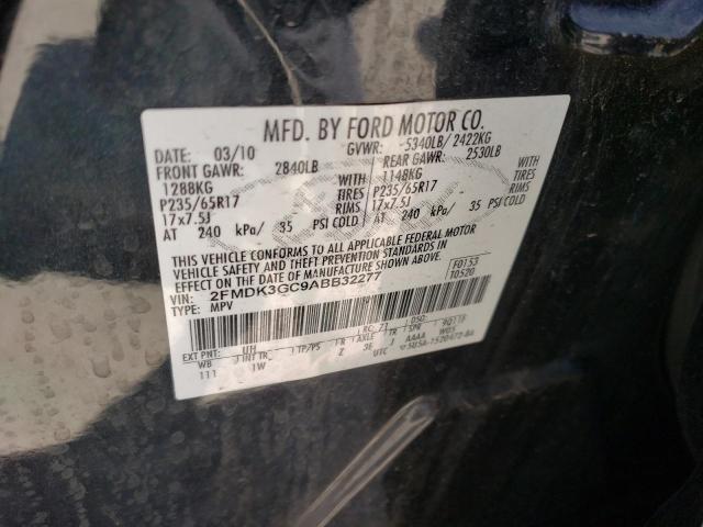 Photo 10 from auction – 2010 FORD EDGE SE with VIN 2FMDK3GC9ABB32277