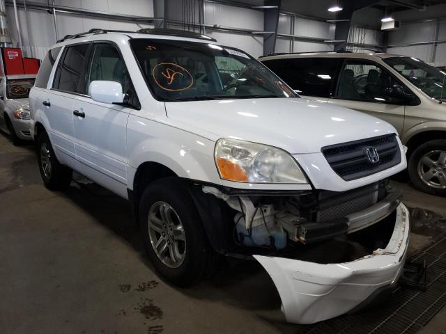 HONDA PILOT EXL 2005 with VIN 5FNYF18505B055211 - Photo from auction