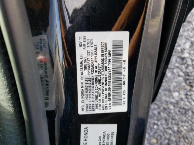Photo 10 from auction – 2011 HONDA ODYSSEY EX with VIN 5FNRL5H46BB057214