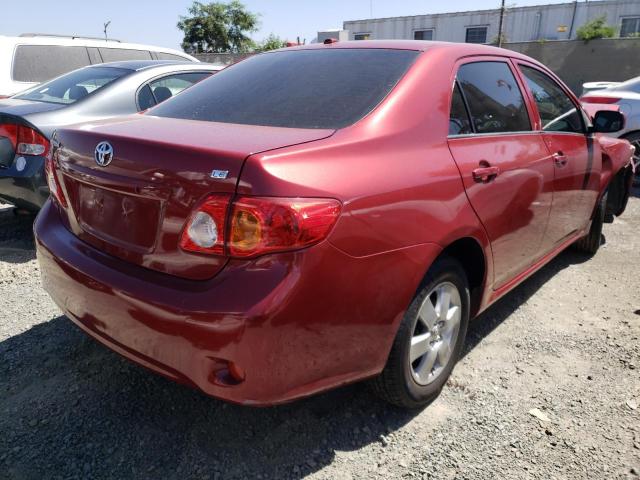 Photo 4 from auction – 2009 TOYOTA COROLLA BA with VIN JTDBL40E599069844