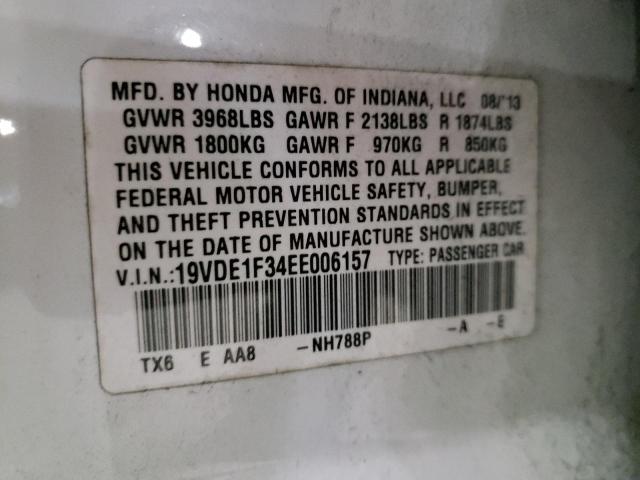 Photo 10 from auction – 2014 ACURA ILX 20 with VIN 19VDE1F34EE006157