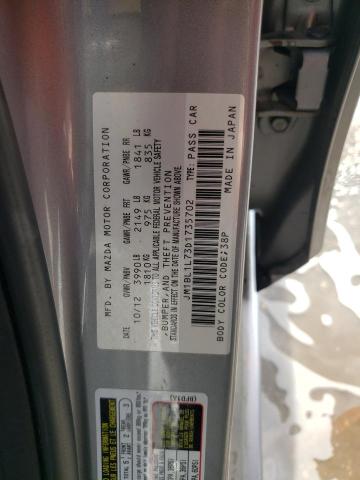 Photo 10 from auction – 2013 MAZDA 3 I with VIN JM1BL1L73D1735702