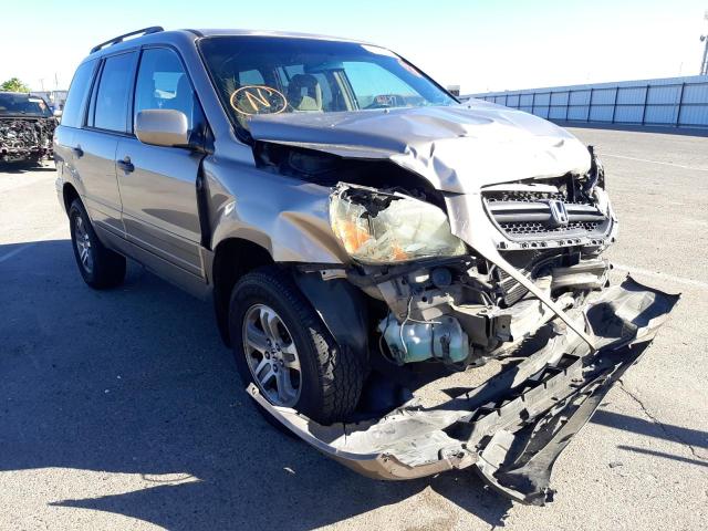 HONDA PILOT EX 2003 with VIN 2HKYF18493H566261 - Photo from auction