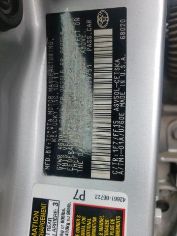 Photo 10 from auction – 2012 TOYOTA CAMRY BASE with VIN 4T1BF1FKXCU508751