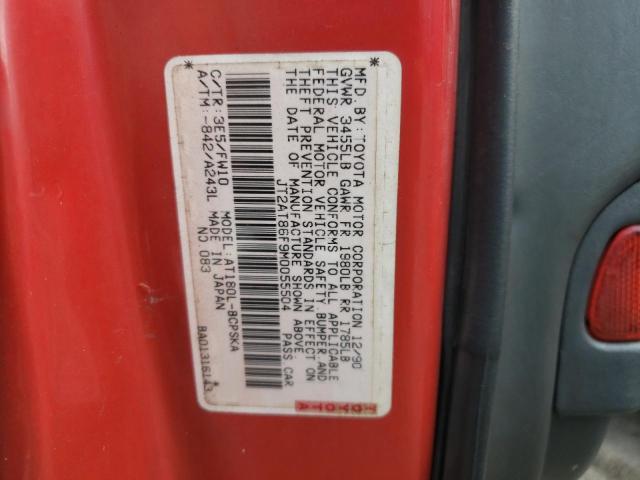 Photo 10 from auction – 1991 TOYOTA CELICA ST with VIN JT2AT86F9M0055504