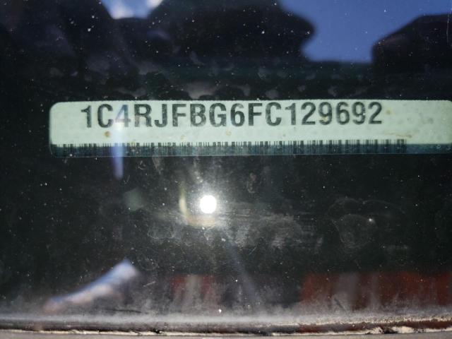 Photo 10 from auction – 2015 JEEP GRAND CHER with VIN 1C4RJFBG6FC129692