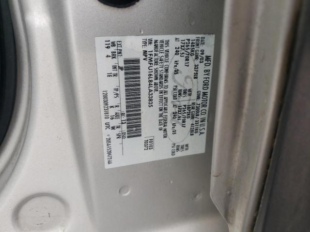 Photo 10 from auction – 2004 FORD EXPEDITION with VIN 1FMFU16L84LA33835