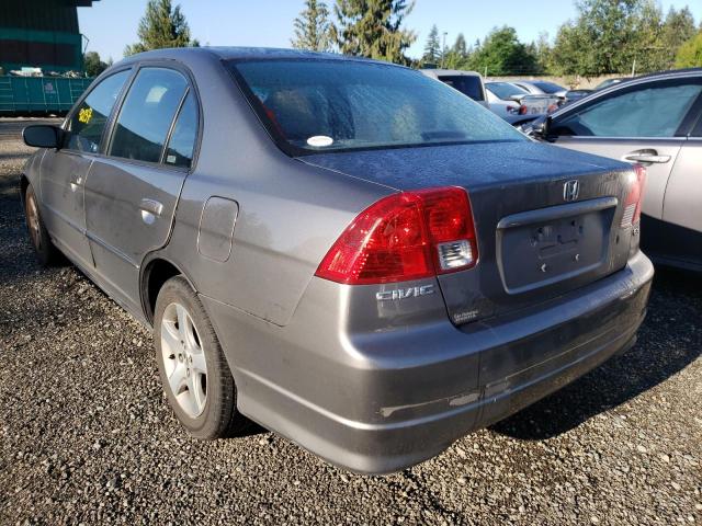 Photo 3 from auction – 2005 HONDA CIVIC EX with VIN 2HGES26765H513662