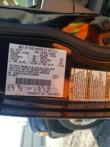 Photo 10 from auction – 2004 FORD EXPLORER X with VIN 1FMZU73K54ZA08884