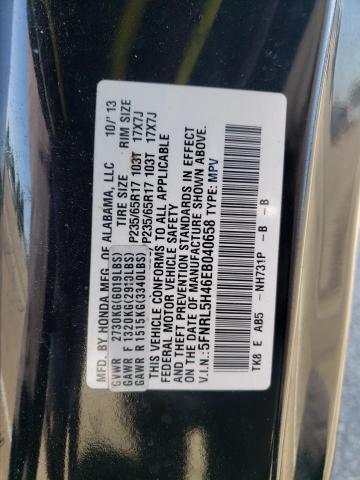 Photo 10 from auction – 2014 HONDA ODYSSEY EX with VIN 5FNRL5H46EB040658