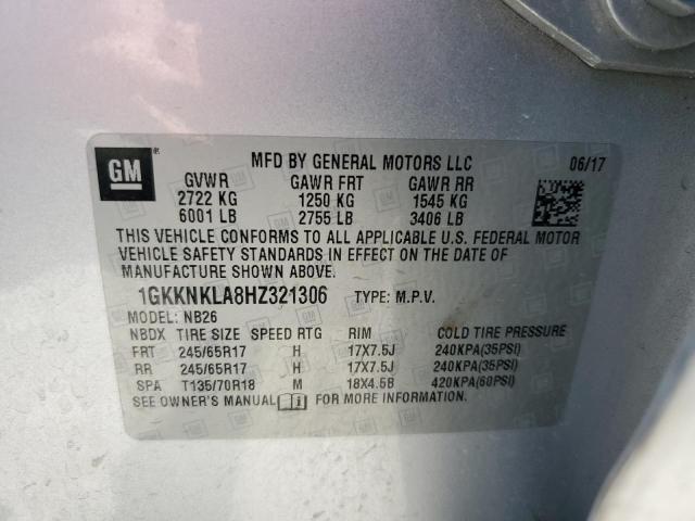 Photo 10 from auction – 2017 GMC ACADIA SLE with VIN 1GKKNKLA8HZ321306