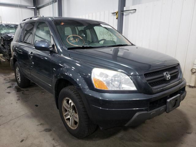 HONDA PILOT EXL 2005 مع رقم تعريف المركبة 5FNYF18505B008583 - صورة من المزاد