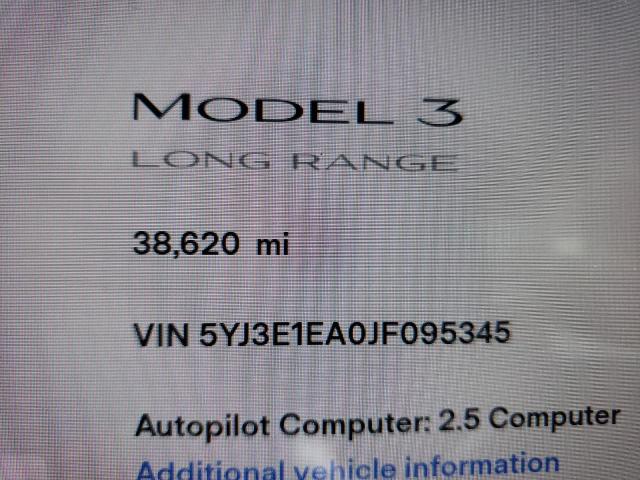Photo 8 from auction – 2018 TESLA MODEL 3 with VIN 5YJ3E1EA0JF095345