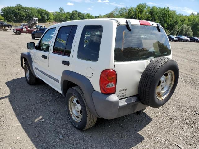 Photo 3 from auction – 2002 JEEP LIBERTY SP with VIN 1J4GL48K82W312838