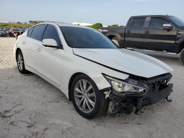 INFINITI Q50 BASE 2014 with VIN JN1BV7AP9EM674813 - Photo from auction