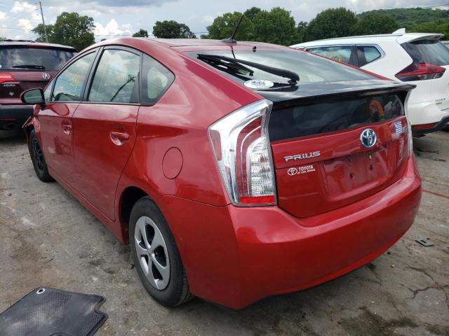 Photo 3 from auction – 2013 TOYOTA PRIUS with VIN JTDKN3DU6D5700624