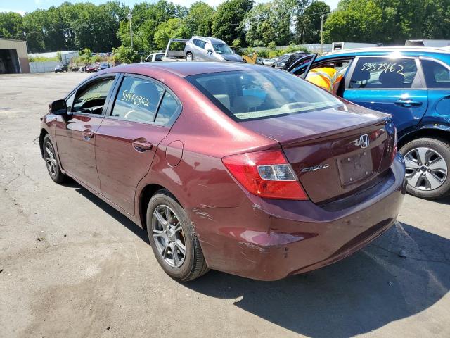 Photo 3 from auction – 2012 HONDA CIVIC with VIN 19XFB2F57CE321466