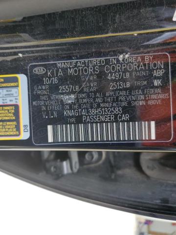 Photo 10 from auction – 2017 KIA OPTIMA LX with VIN KNAGT4L38H5132583