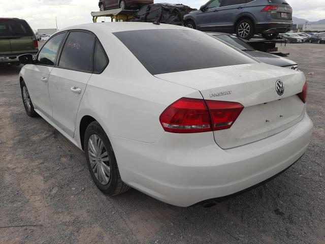 Photo 3 from auction – 2014 VOLKSWAGEN PASSAT S with VIN 1VWAP7A30EC009219