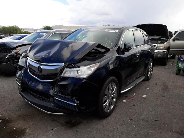 Photo 2 from auction – 2014 ACURA MDX TECHNO with VIN 5FRYD3H44EB014958