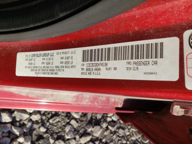 Photo 10 from auction – 2013 CHRYSLER 200 LIMITE with VIN 1C3CCBCG9DN745190