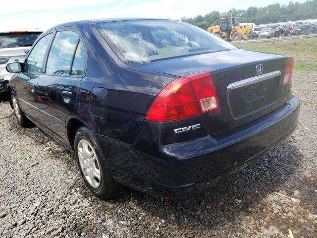 Photo 3 from auction – 2002 HONDA CIVIC LX with VIN 2HGES16542H576344