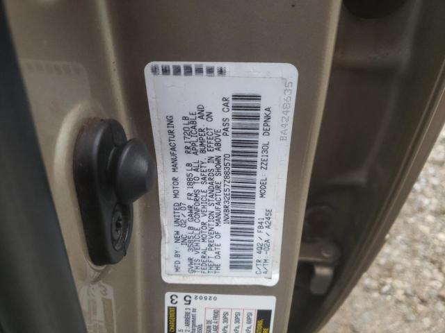 Photo 10 from auction – 2007 TOYOTA COROLLA CE with VIN 1NXBR32E57Z883570