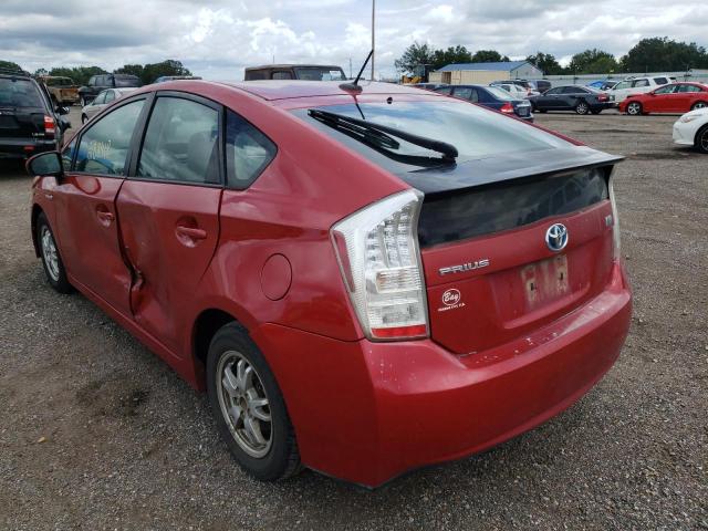Photo 3 from auction – 2010 TOYOTA PRIUS with VIN JTDKN3DU0A0025121