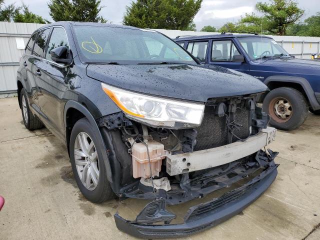 TOYOTA HIGHLANDER 2014 with VIN 5TDBKRFH6ES004479 - Photo from auction