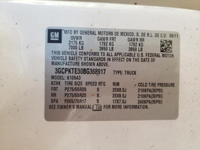 Photo 10 from auction – 2011 CHEVROLET SILVERADO with VIN 3GCPKTE30BG368917