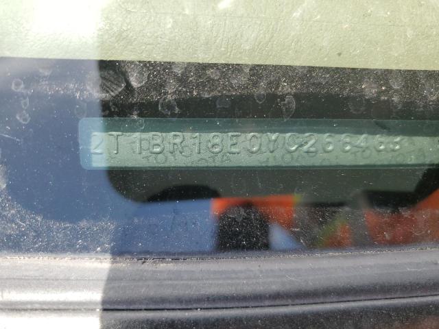Photo 10 from auction – 2000 TOYOTA COROLLA LE with VIN 2T1BR18E0YC266463