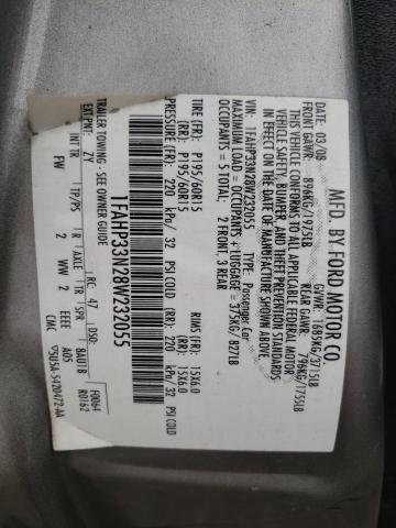 Photo 10 from auction – 2008 FORD FOCUS SE with VIN 1FAHP33N28W232055