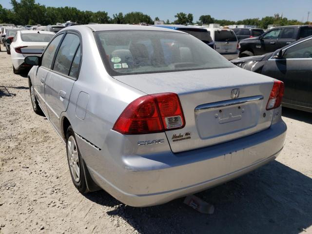 Photo 3 from auction – 2003 HONDA CIVIC LX with VIN 2HGES16553H600703