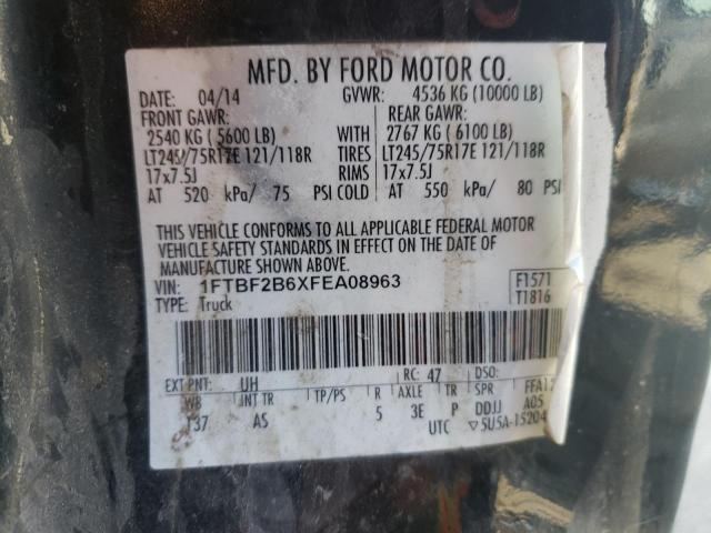 Photo 10 from auction – 2015 FORD F250 SUPER with VIN 1FTBF2B6XFEA08963