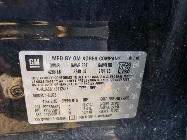Photo 10 from auction – 2019 BUICK ENCORE PRE with VIN KL4CJASB1KB712453