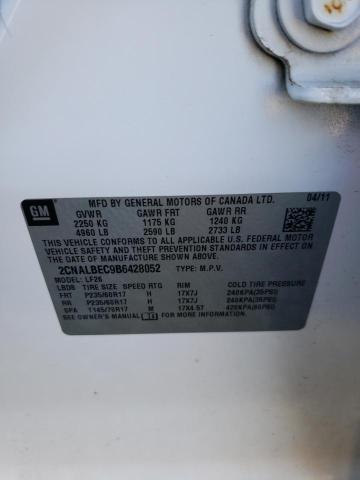 Photo 10 from auction – 2011 CHEVROLET EQUINOX LS with VIN 2CNALBEC9B6428052