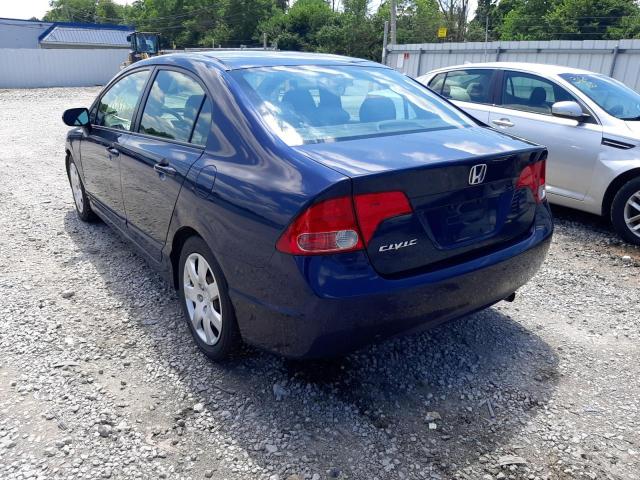 Photo 3 from auction – 2007 HONDA CIVIC LX with VIN 1HGFA16547L080655