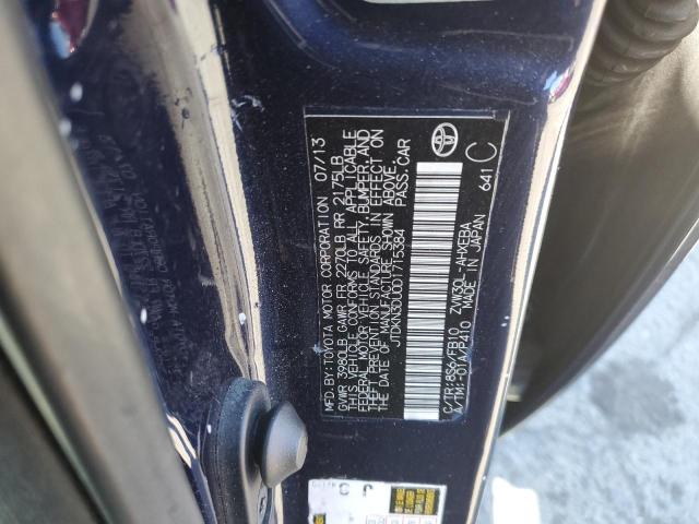 Photo 10 from auction – 2013 TOYOTA PRIUS with VIN JTDKN3DU0D1715384