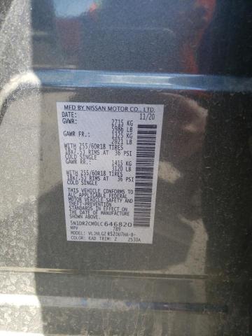 Photo 10 from auction – 2020 NISSAN PATHFINDER with VIN 5N1DR2CM0LC646820