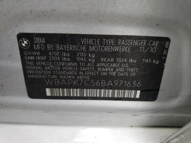 Photo 10 from auction – 2011 BMW 328 XI with VIN WBAPK7C56BA971636