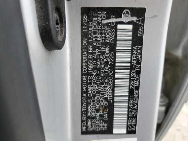 Zdjęcie 10 z aukcji – 2007 TOYOTA COROLLA CE z VIN JTDBR32E070117225