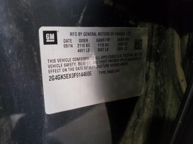 Photo 10 from auction – 2015 BUICK REGAL with VIN 2G4GK5EX0F9144606