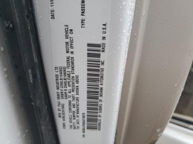 Photo 10 from auction – 2005 SUBARU LEGACY GT with VIN 4S3BL676354218978