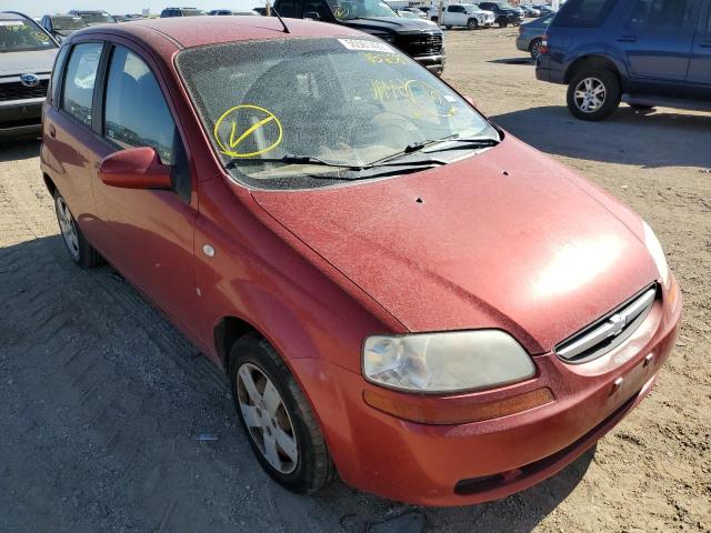 CHEVROLET AVEO BASE 2008 with VIN KL1TD66618B252587 - Photo from auction