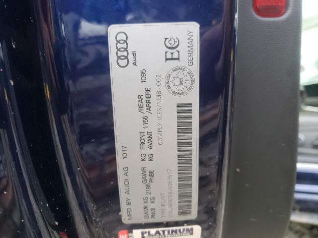Photo 10 from auction – 2018 AUDI S5 PRESTIG with VIN WAUR4AF59JA057617