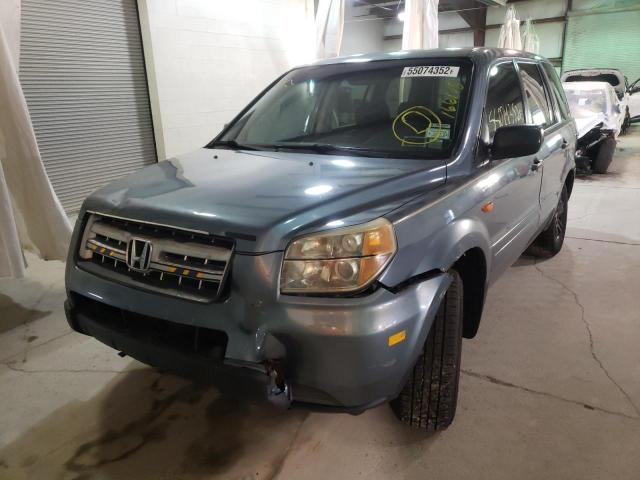 Photo 2 from auction – 2006 HONDA PILOT LX with VIN 2HKYF18136H536585