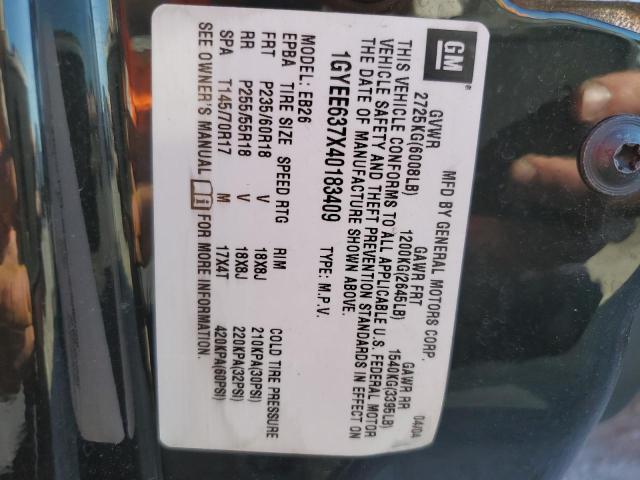Photo 10 from auction – 2004 CADILLAC SRX with VIN 1GYEE637X40183409