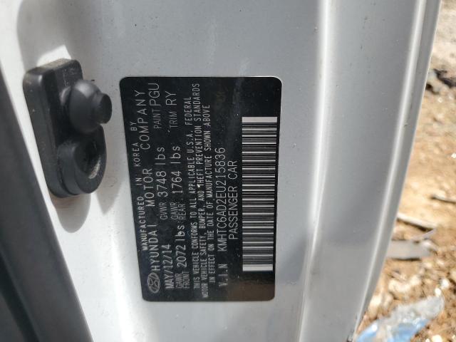 Photo 10 from auction – 2014 HYUNDAI VELOSTER with VIN KMHTC6AD2EU215836